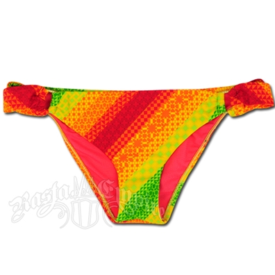 Rasta Jamaica Mon Double Crossed Bikini Bottom