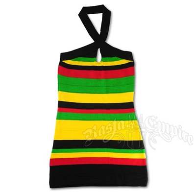 Rasta and Reggae Multi Stripe Knit Long Top