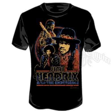 Jimi Hendrix Experience Vintage Black T-Shirt – Men’s