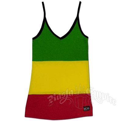 Bob Marley Rasta Stripe Tank Top - Women's