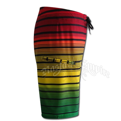 Rasta Stripe Boardshorts
