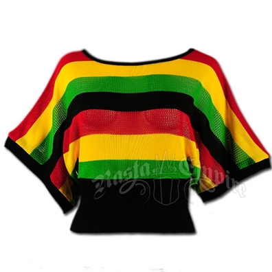 Rasta and Reggae Dolman Top