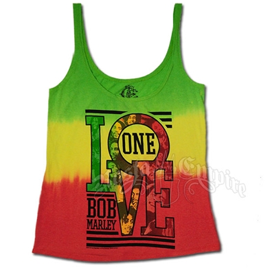 Bob Marley One Love Tie-Dye Tank Top - Women's