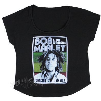 Bob Marley & The Wailers Kingston Black Dolman T-Shirt - Women's