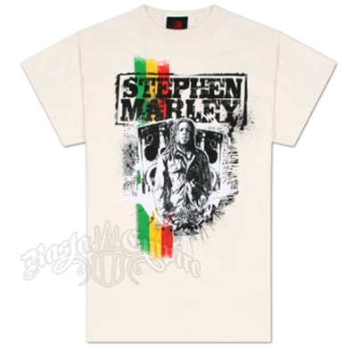 Stephen Marley Boom Cream T-Shirt - Men's
