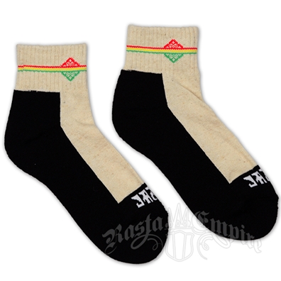 Rasta Stripe and Marijuana Leaf Shoelaces - Thick