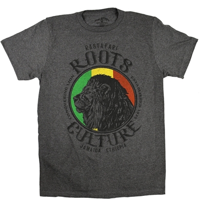 RastaEmpire Profile Lion Roots & Culture Gray T-Shirt – Men’s