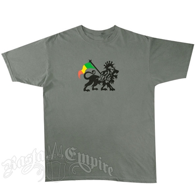 Rasta Lion T-Shirt - Charcoal