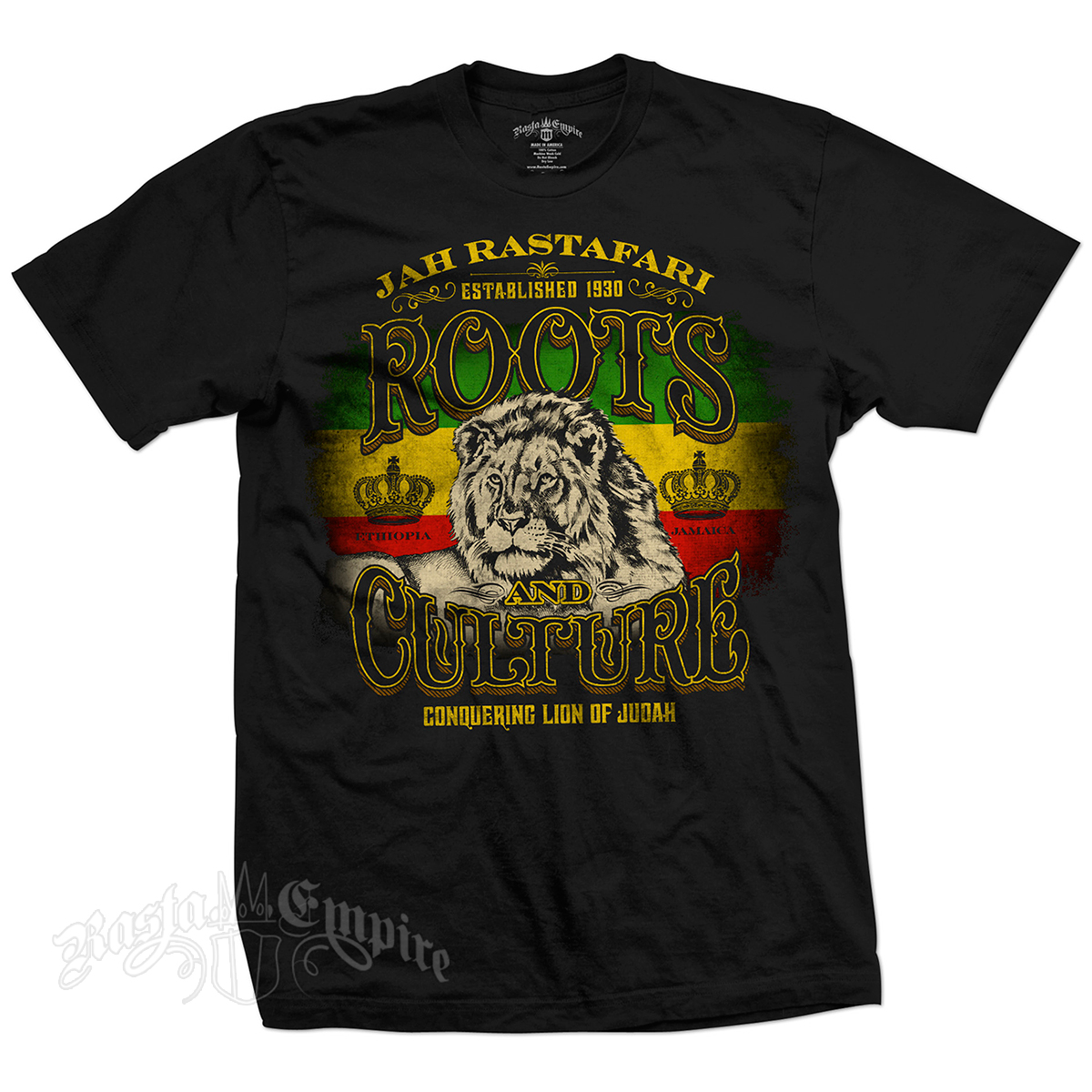 Lion Of Judah - Jah Rastafari - Reggae Roots Shirt