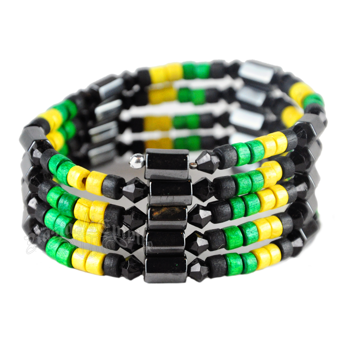 Jamaican Hemae Magnetic Wrap Bracelet Jamaican Hemae Magnetic Wrap Bracelet