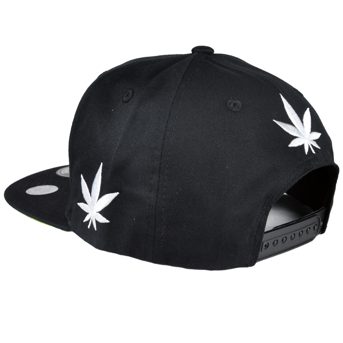 420 Pot Leaf Hat Neon