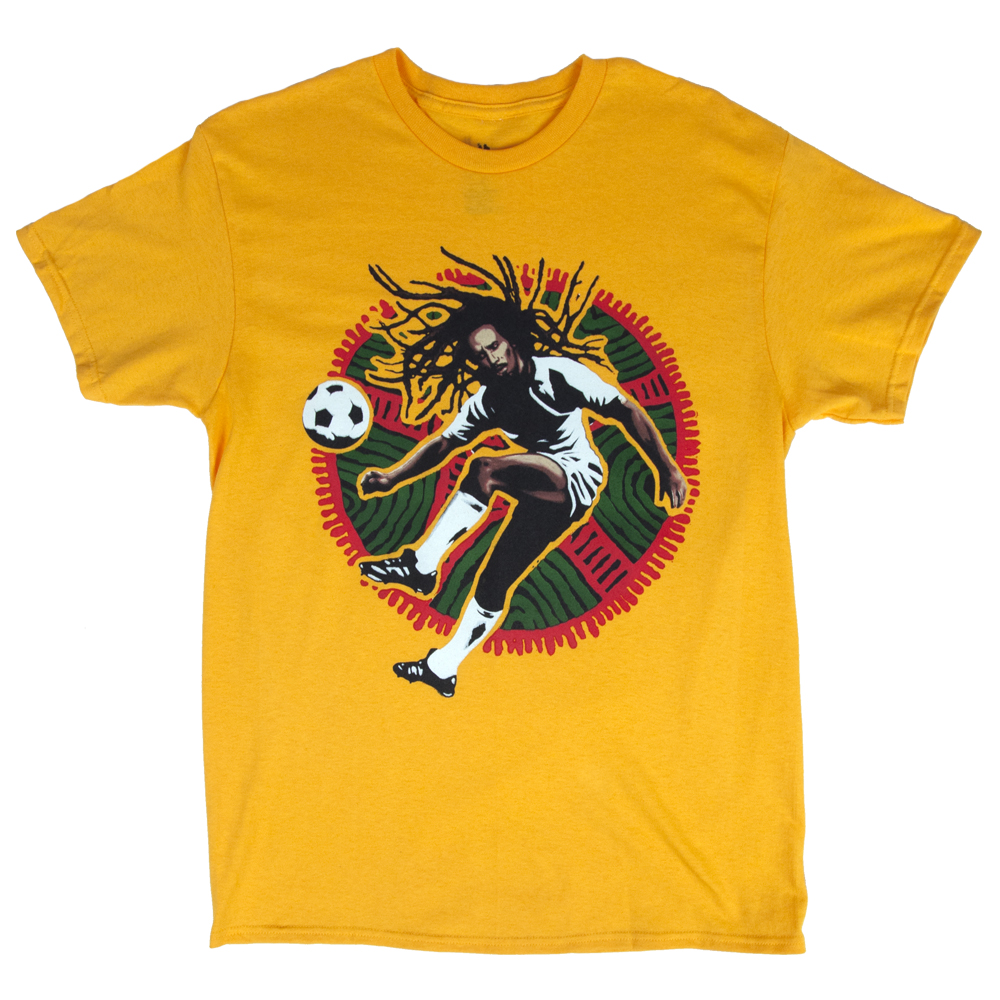 bob marley soccer t shirt