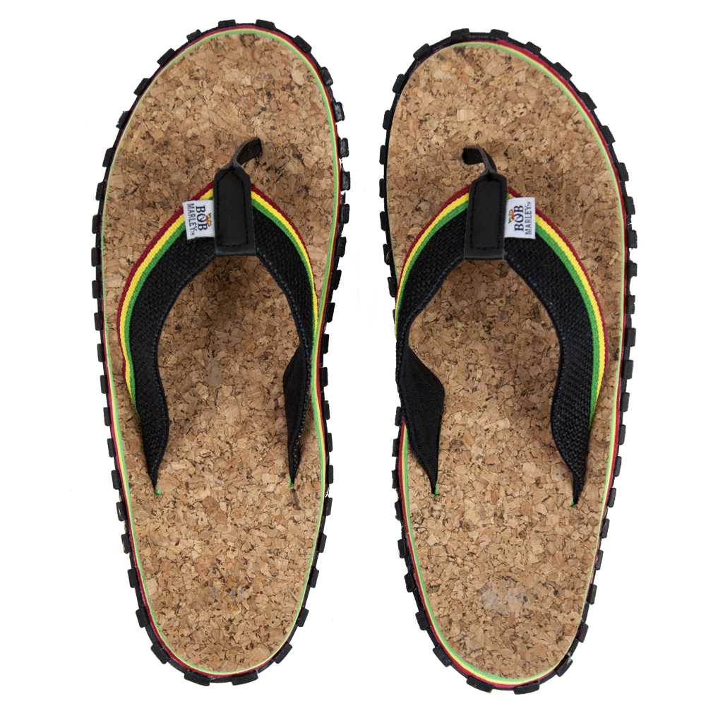 bob marley cork flip flops