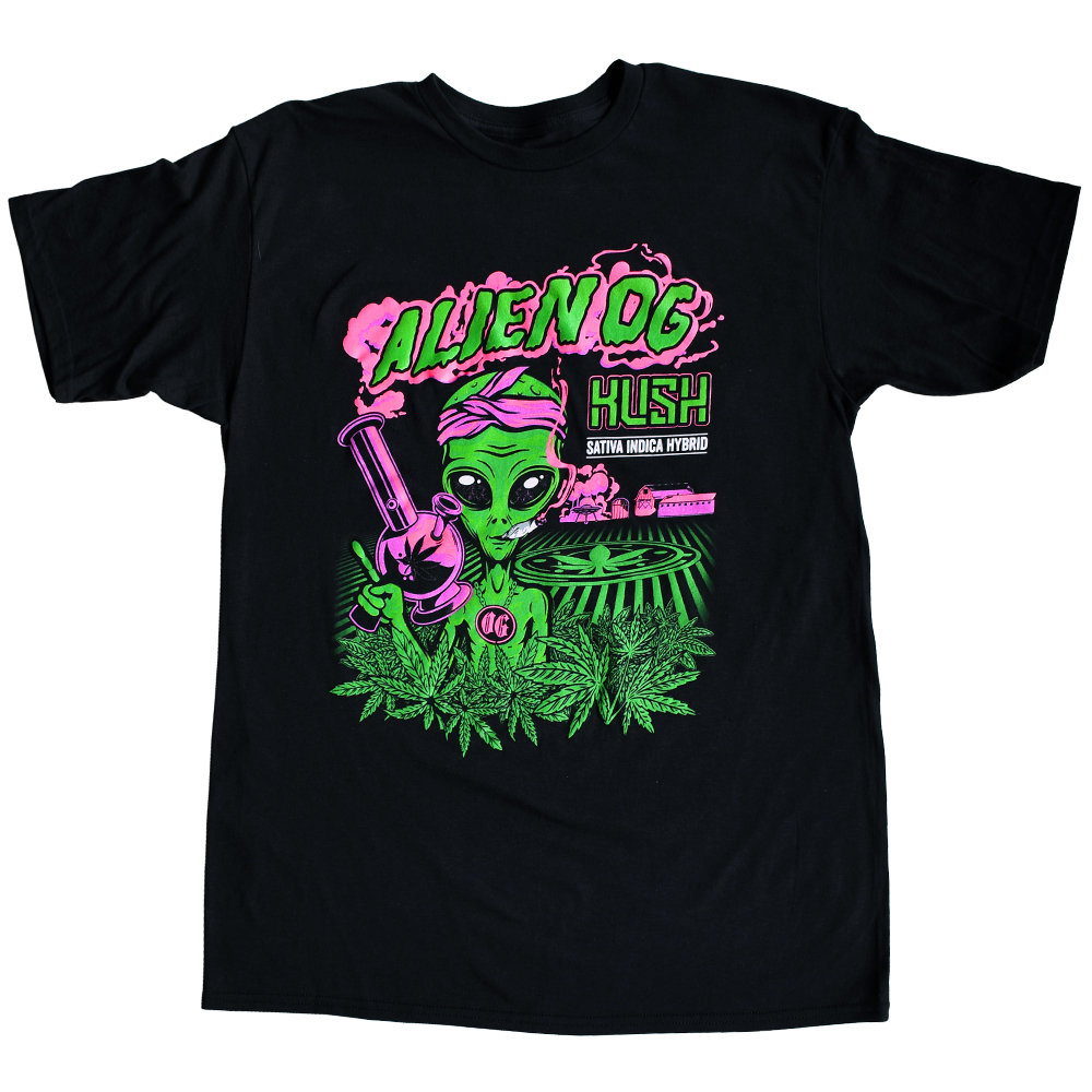 Seven Leaf Alien OG Kush Black Light Strain T-Shirt - Men's
