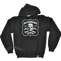 Headband Black Hoodie - Men's