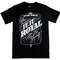 Julian Marley Juju Royal Free Up Yourself Black T-Shirt – Men’s 