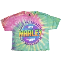 Bob Marley Live In Jamaica TieDye Crop Top - Women's