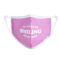 Actually Smiling Face  Mask