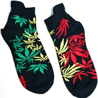 Rasta and Reggae Haze Ankle Socks