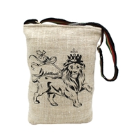 Rasta Lion Of Judah Hemp Crossover Bag