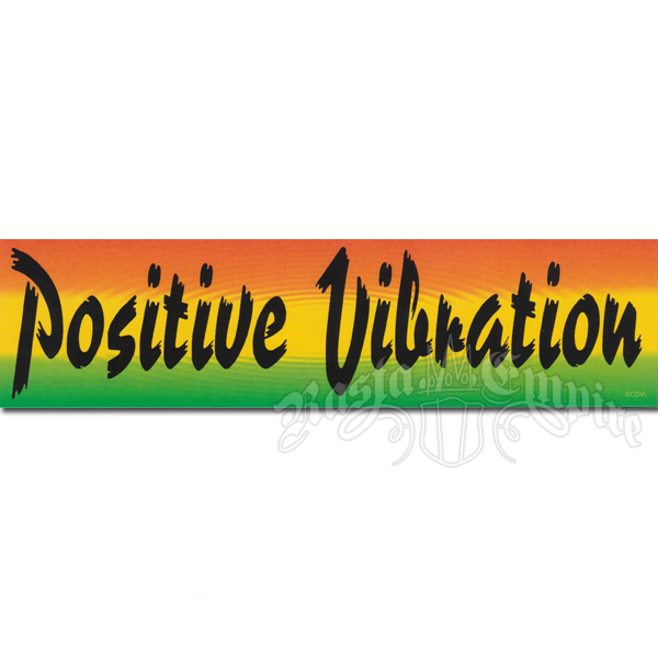 Positive Vibration Sticker
