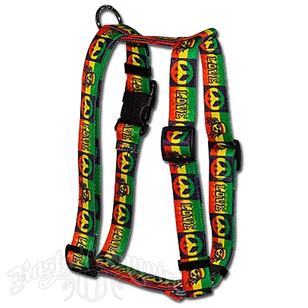 rasta dog harness