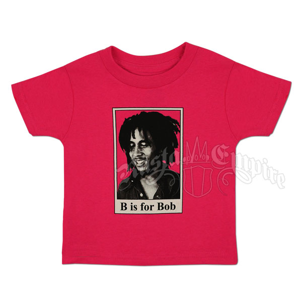 Bob Marley "B" Is For Bob Hot Pink T-Shirt - Toddler's