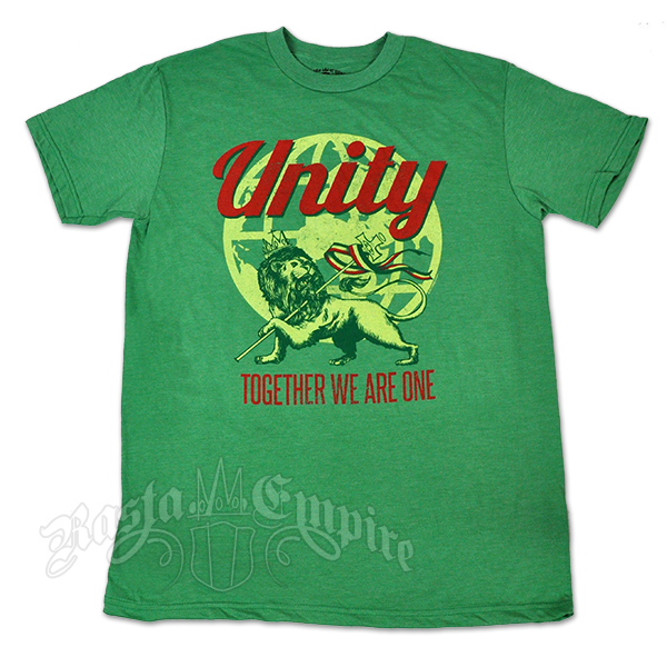 Unity & Lion of Judah Heather Green T-Shirt - Men’s