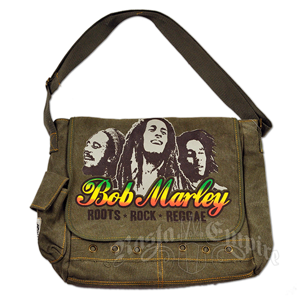 Bob Marley Roots Rock Reggae Messenger Bag