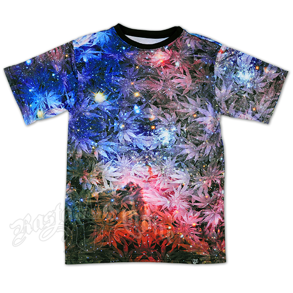 Cosmic Cannabis Allover T-Shirt - Men's