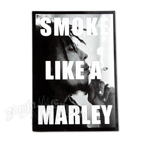Bob Marley Smoke Like a Marley Sticker
