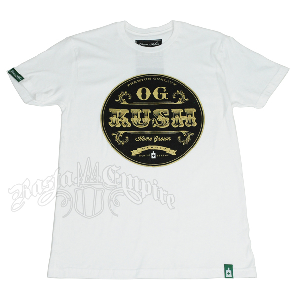 Cannabis Strain OG Kush White T-shirt - Men's