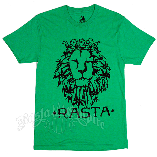 Green Rasta Lion T-Shirt – Men’s