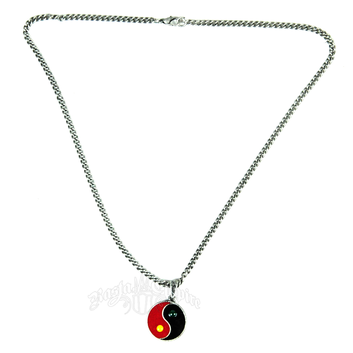 Rasta Ying Yang Necklace