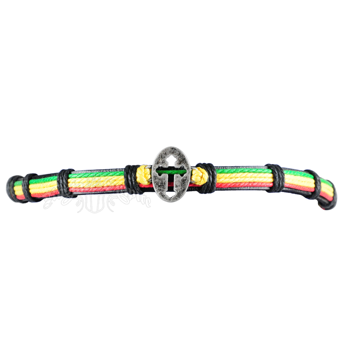 Rasta Cross Choker
