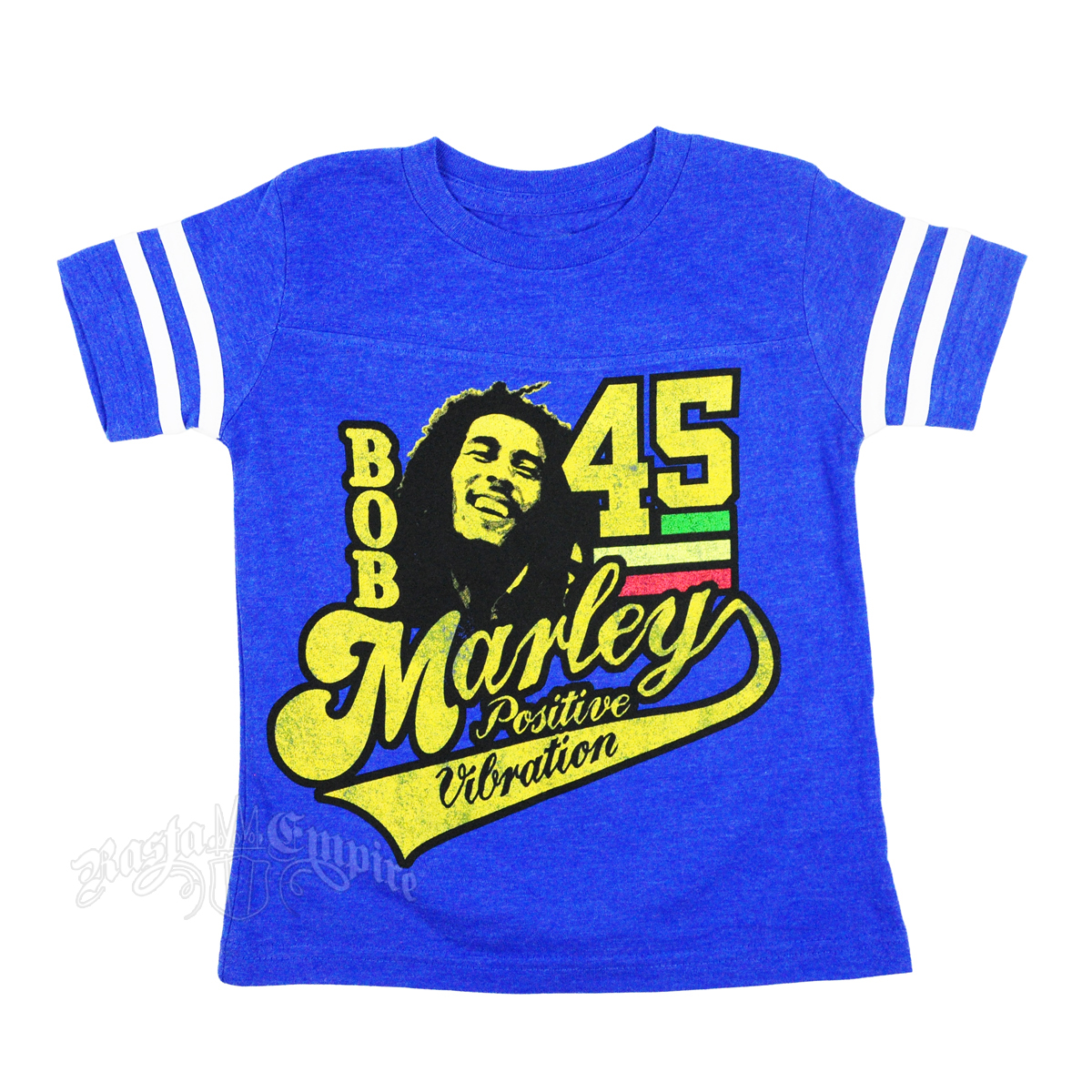 Bob Marley 45 Blue Athletic Shirt - Toddler's