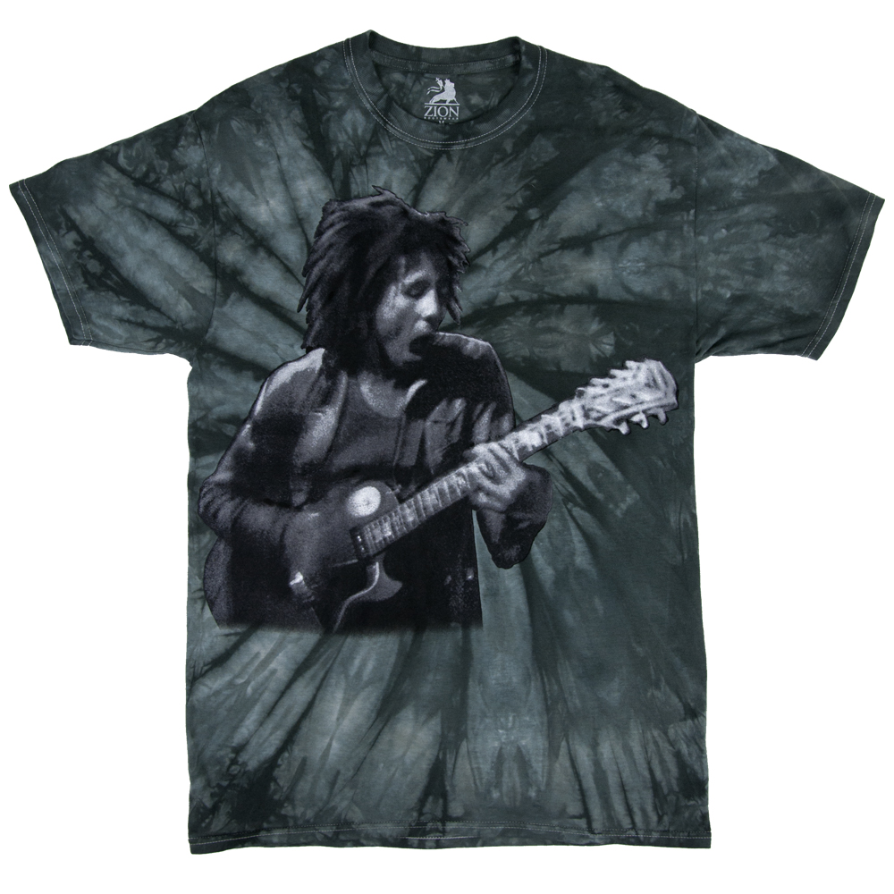 Bob Marley B&W Live Tonal Tie Dye T-Shirt – Men’s 