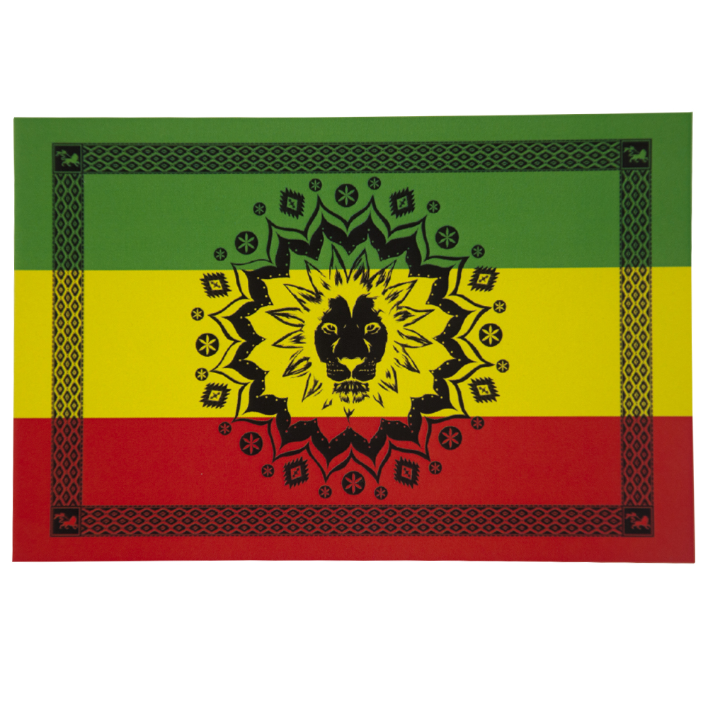 Rasta Lion Star Tapestry