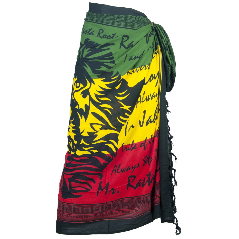 Rasta and Reggae Africa Sarong