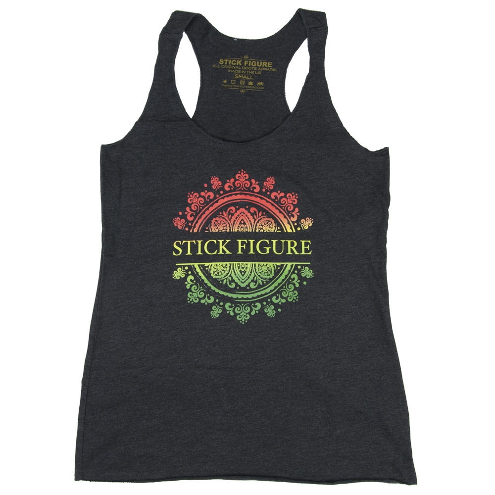 Stick Figure Horizons Gray tank T-Shirt - Women's