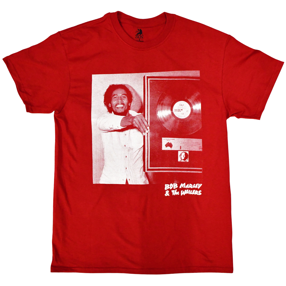 Bob Marley Goes Platinum Red T-shirt - Men's