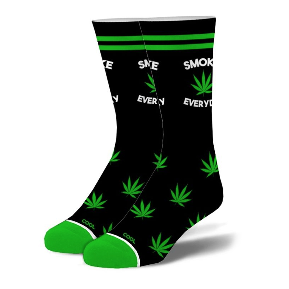 Smoke Everyday Weed Crew Socks - Men's