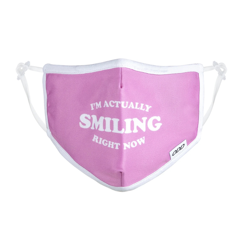 Actually Smiling Face  Mask