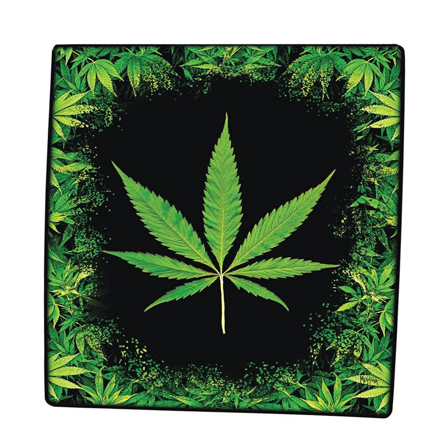 Weed Leaf Throw Blanket