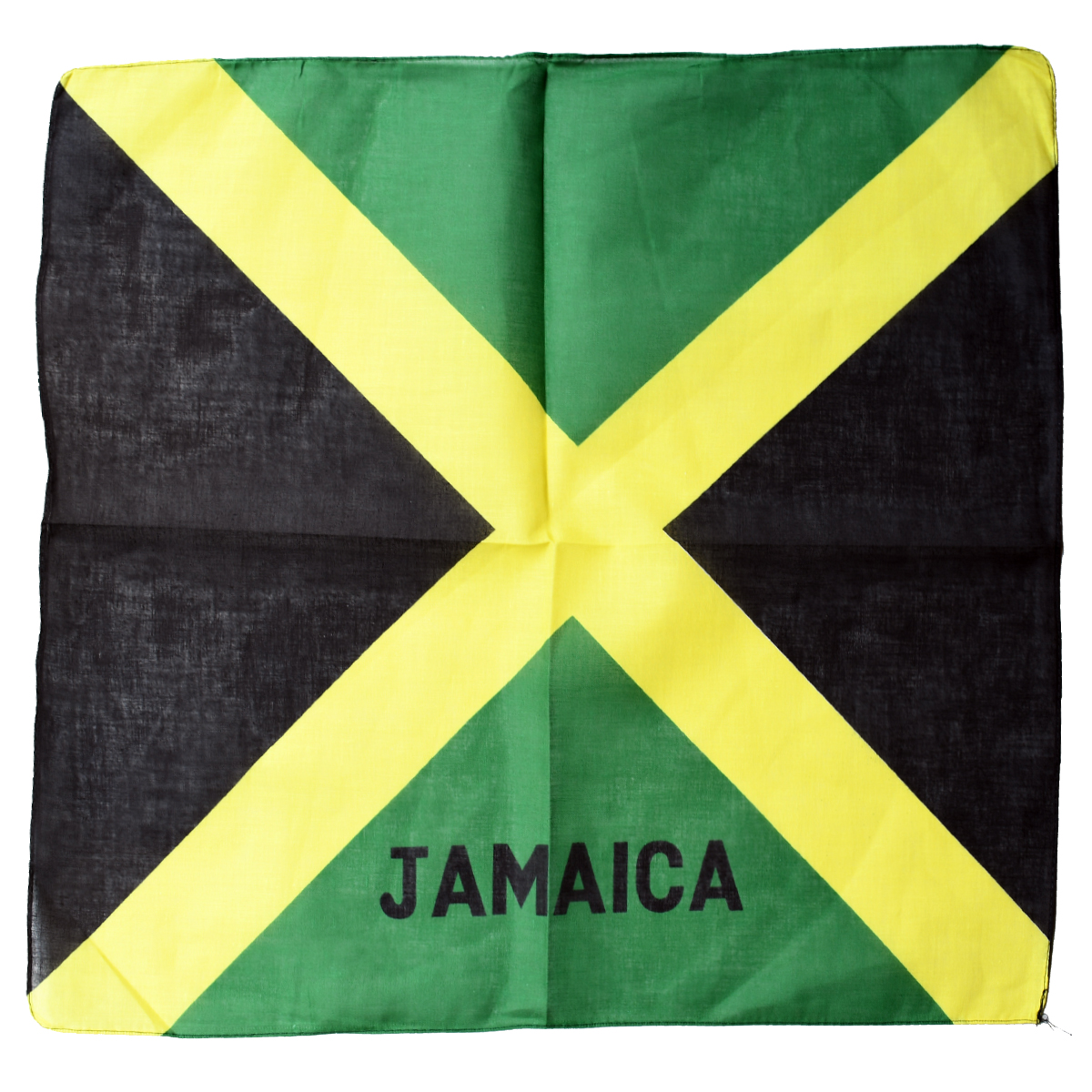 Jamaican Flag 22" x 22" Bandana