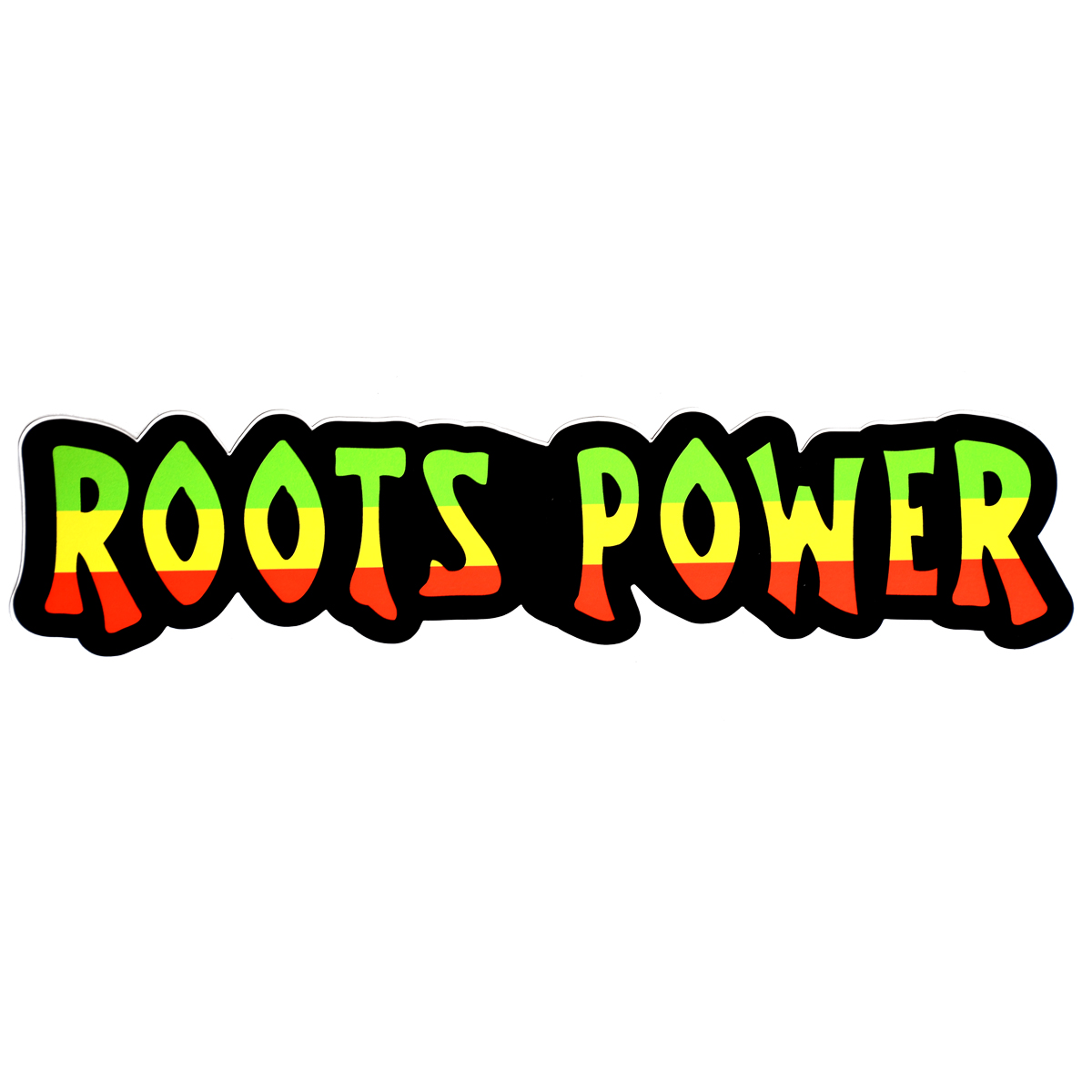 Rasta and Reggae Roots Power Bumper Sticker
