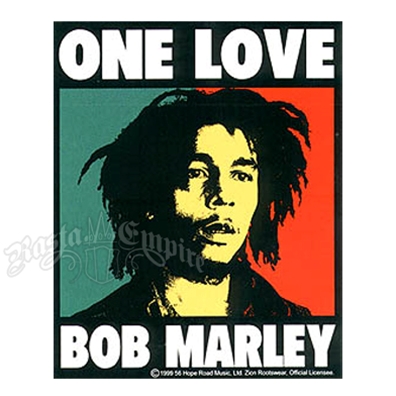 Bob Marley One Love Box Sticker