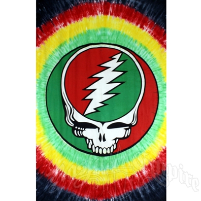 Rasta Grateful Dead Steal Your Face Tapestry