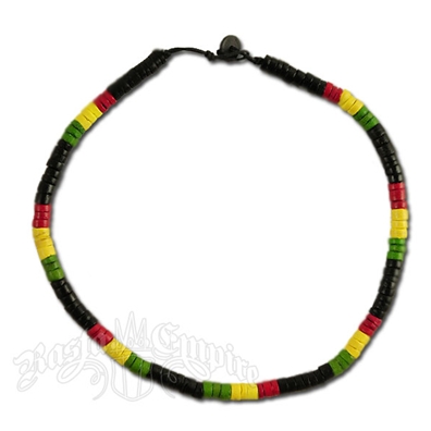 Rasta Coco Beads Necklace