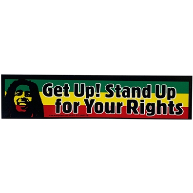 Get Up Stand Up For Your Rights Sticker